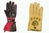 Handschuhe aus Leder