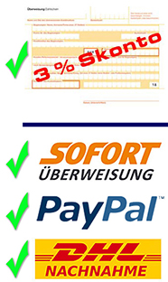 Zahlungsarten
