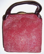 Rochenleder-Handtasche